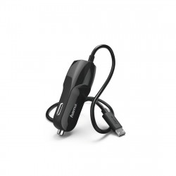 Nabíjačka do auta, micro USB, 1 A, čierna