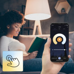 Big Smart Home Ceiling Light, without Hub, Voice/App Control, Diam. 50 cm