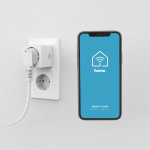 Mini WLAN Socket, with Electricity Consumption Meter, for Voice / App Control