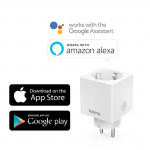 Mini WLAN Socket, with Electricity Consumption Meter, for Voice / App Control