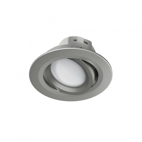 WLAN LED Built-In Spotlight, 5 W, for Voice / App Control, Adjustable, sati