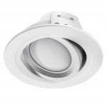 WLAN LED Built-In Spotlight, 5 W, for Voice / App Control, Adjustable, white