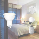 SMART WiFi LED žiarovka, GU10, 5,5 W, reflektor PAR51, stmievateľná, appka