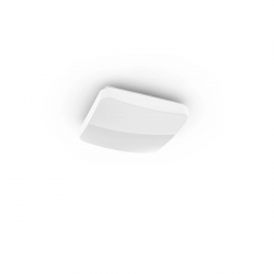 LED stropné svetlo WLAN Glitzer, stmievateľné, hlas/app ovl., 27x27 cm