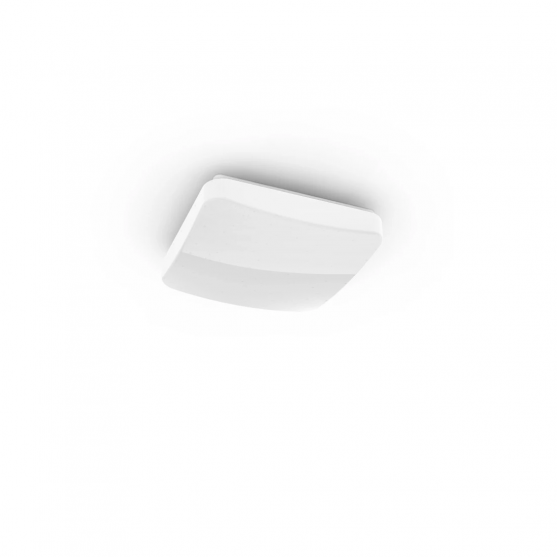 LED stropné svetlo WLAN Glitzer, stmievateľné, hlas/app ovl., 27x27 cm