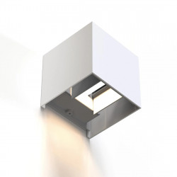 LED nástenné svietidlo Wi-Fi, interiér/exteriér, hlas/app ovládanie, biele