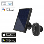 WLAN Camera, Outdoor, Battery, Solar, Outdoor Camera with Motion Detector, 1080p