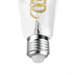 Inteligentná LED žiarovka E27 ST64, retro vlákno, RGBW, stmievateľná, app