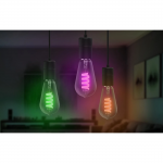 Inteligentná LED žiarovka E27 ST64, retro vlákno, RGBW, stmievateľná, app Inteligentná LED žiarovka E27 ST64, retro vlákno, RGBW, stmievateľná, app