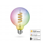 Inteligentná žiarovka E27 G95, LED filament, RGBW, stmievateľná, aplikácia Inteligentná žiarovka E27 G95, LED filament, RGBW, stmievateľná, aplikácia