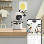 Inteligentná bezpečn. kamera Wi-Fi, vnútorná, otočná, nahrávanie, Full HD Inteligentná bezpečn. kamera Wi-Fi, vnútorná, otočná, nahrávanie, Full HD