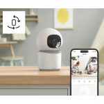 Inteligentná bezpečn. kamera Wi-Fi, vnútorná, otočná, nahrávanie, Full HD