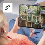 Vonkajšia inteligentná bezpečnostná kamera Wi‑Fi, nočné videnie, 1080p