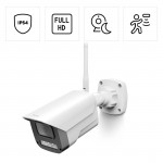 Vonkajšia inteligentná bezpečnostná kamera Wi‑Fi, nočné videnie, 1080p