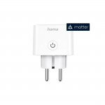 Inteligentná Wi‑Fi zásuvka Matter, hlasové/app ovládanie, merač, 3680 W