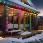 Inteligentný LED svetelný reťazec Wi‑Fi, IP65, stmievateľný, farebný, 10 m