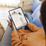 Smart domáca WiFi kamera, otočná, nočné videnie, Full HD