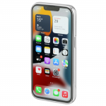 Hama Clear&Chrome, kryt pre Apple iPhone 13, recyklovaný materiál, strieborný Hama Clear&Chrome, kryt pre Apple iPhone 13, recyklovaný materiál, strieborný