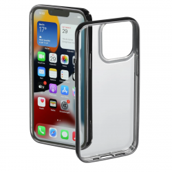 Hama Clear&Chrome, kryt pre Apple iPhone 13 Pro, recyklovaný materiál, čierny
