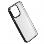 Hama Clear&Chrome, kryt pre Apple iPhone 13 Pro, recyklovaný materiál, čierny Hama Clear&Chrome, kryt pre Apple iPhone 13 Pro, recyklovaný materiál, čierny