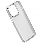 Hama Clear&Chrome, kryt pre Apple iPhone 13 Pro, recyklovaný materiál, strieborný Hama Clear&Chrome, kryt pre Apple iPhone 13 Pro, recyklovaný materiál, strieborný