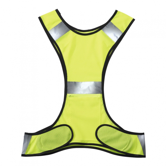 Reflective Running Waistcoat for Joggers with Pocket, Size Adjustable, neon yellow Reflective Running Waistcoat for Joggers with Pocket, Size Adjustable, neon yellow