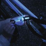 Reťazový zámok na bicykel so svietiacim kľúčom, 120 cm, čierny Reťazový zámok na bicykel so svietiacim kľúčom, 120 cm, čierny