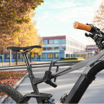 Zámok na bicykel s oblúkom, so zámkom a držiakmi, ART 2, oceľ, čierny Zámok na bicykel s oblúkom, so zámkom a držiakmi, ART 2, oceľ, čierny