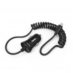 Car charger, micro-USB, 2.4 A, black