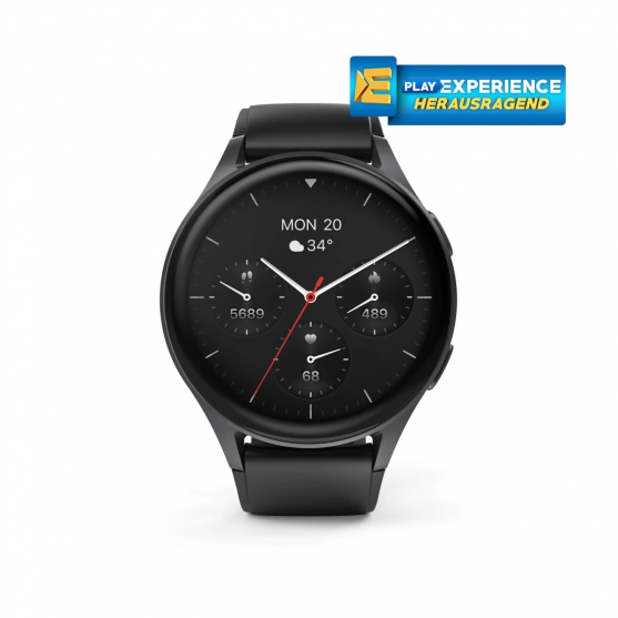 Smart hodinky 8900, GPS, AMOLED 46 mm, telefónovanie, Alexa, čierne
