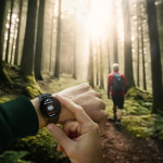 Smart hodinky 8900, GPS, AMOLED 46 mm, telefónovanie, Alexa, čierne