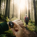 Smart hodinky 8900, GPS, AMOLED 46 mm, telefónovanie, Alexa, čierne