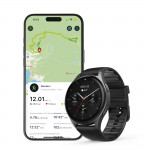 Smart hodinky 8900, GPS, AMOLED 46 mm, telefónovanie, Alexa, čierne