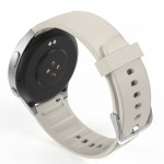 Smart hodinky 8900, GPS, AMOLED 43 mm, telefónovanie, Alexa, strieborné