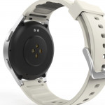 Smart hodinky 8900, GPS, AMOLED 43 mm, telefónovanie, Alexa, strieborné