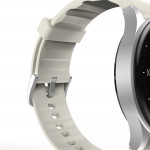 Smart hodinky 8900, GPS, AMOLED 43 mm, telefónovanie, Alexa, strieborné