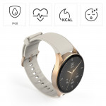 Smart hodinky 8900, GPS, AMOLED 43 mm, telefónovanie, Alexa, zlaté Smart hodinky 8900, GPS, AMOLED 43 mm, telefónovanie, Alexa, zlaté