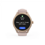 Smart hodinky 5010, monitor spánku, okrúhle, vodotesné, 46 mm, ružové zl.
