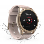 Smart hodinky 5010, monitor spánku, okrúhle, vodotesné, 46 mm, ružové zl.