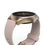 Smart hodinky 5010, monitor spánku, okrúhle, vodotesné, 46 mm, ružové zl.