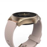 Smart hodinky 5010, monitor spánku, okrúhle, vodotesné, 46 mm, ružové zl.