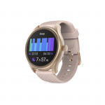 Smart hodinky 5010, monitor spánku, okrúhle, vodotesné, 46 mm, ružové zl.
