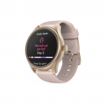 Smart hodinky 5010, monitor spánku, okrúhle, vodotesné, 46 mm, ružové zl.