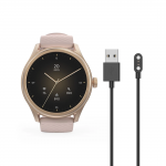 Smart hodinky 5010, monitor spánku, okrúhle, vodotesné, 46 mm, ružové zl.
