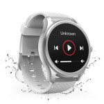 Smart hodinky 5010, monitor spánku, okrúhle, vodotesné, 46 mm, str./sivá
