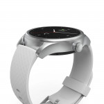 Smart hodinky 5010, monitor spánku, okrúhle, vodotesné, 46 mm, str./sivá