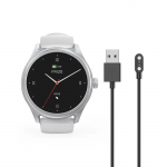 Smart hodinky 5010, monitor spánku, okrúhle, vodotesné, 46 mm, str./sivá