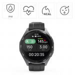 Smart hodinky 7010, GPS, AMOLED 47 mm, telefónovanie, vodotesné, antracit