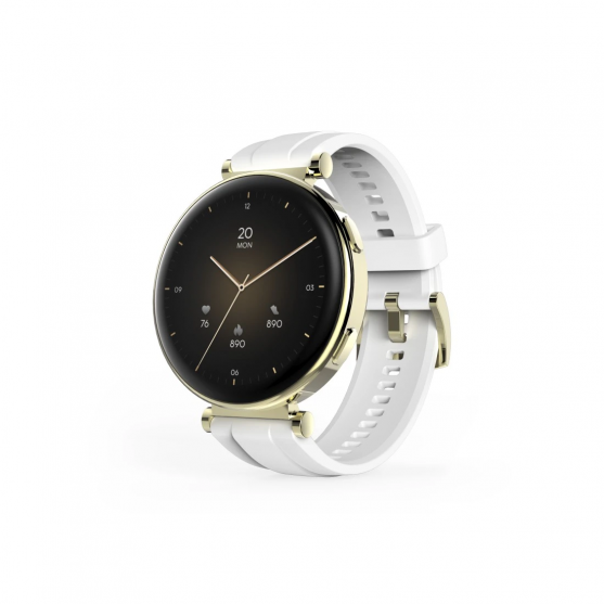 Smart hodinky 7000, AMOLED 43 mm, telefónovanie, vodotesné, zlaté
