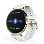 Smart hodinky 7000, AMOLED 43 mm, telefónovanie, vodotesné, zlaté